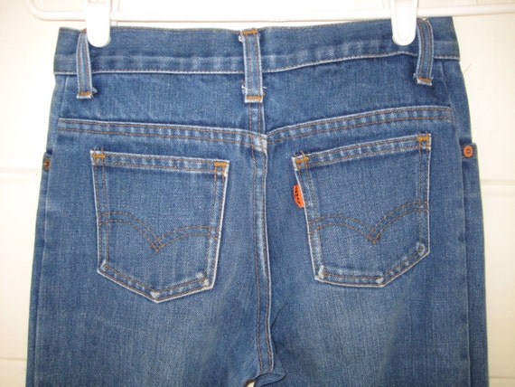 RARE Vintage 1970's Orange Tag Italian Levi's - - image 1