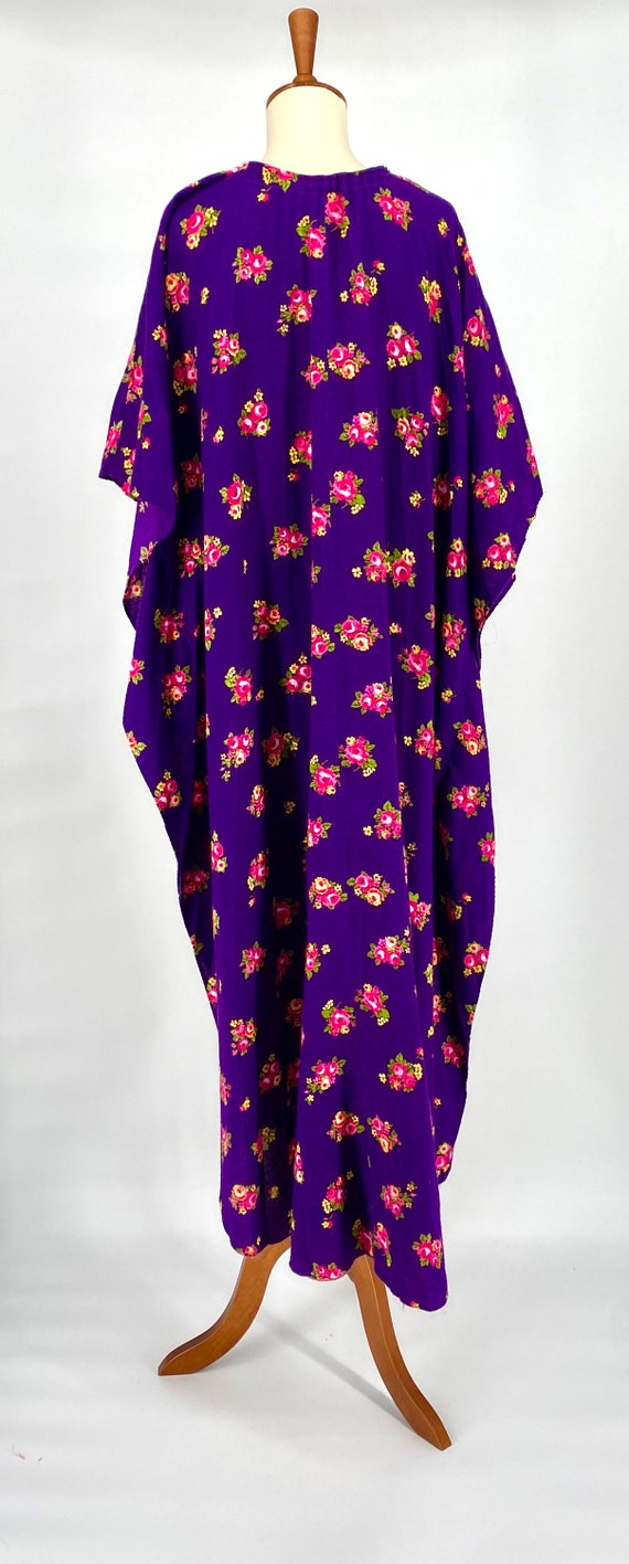 Vintage 70s Psychedelic Day-Glo Purple Pink Baby … - image 8