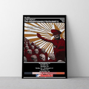Limp Bizkit Poster | The Unquestionable Truth (Part 1) Poster | Metal Music Poster | Album Cover Poster | Music Poster Gift | Wall Decor