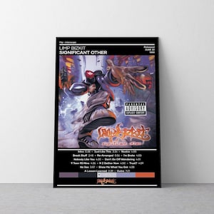 Limp Bizkit Poster | Significant Other Poster | Metal Music Poster | Album Cover Poster | Music Poster Gift | WallDecor | 4Color | RoomDecor