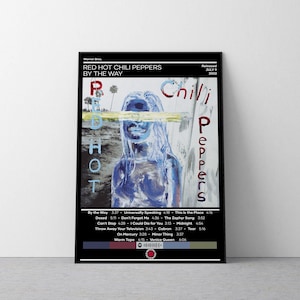 Red Hot Chili Peppers Poster | By the Way Poster | Rock Music Poster | Album Cover Poster | Music Poster Gift | Wall Decor | 4 Color