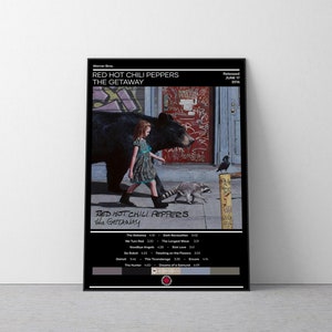 Red Hot Chili Peppers Poster | The Getaway Poster | Rock Music Poster | Album Cover Poster | Music Poster Gift | Wall Decor | 4 Color