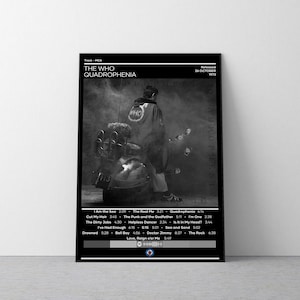 The Who Poster | Poster Quadrophenia | Rock Musik Poster | Album Cover Poster | Musik Poster Geschenk | Wanddekoration | 4farbig | Raumdekor