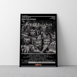 Limp Bizkit Poster | New Old Songs Poster | Metal Music Poster | Album Cover Poster | Music Poster Gift | Wall Decor | 4 Color | Room Decor