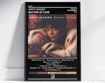 Anita Baker Poster | Rhythm of Love Poster | Music Poster | Album