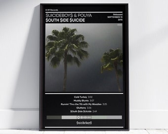 SuicideboyS Poster | South Side Suicide Poster | Music Poster | Album Cover Poster | Music Poster Gift | Wall Decor | Hiphop Poster | 4Color