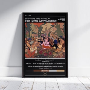 ブリング・ミー・ザ・ホライズン ポスター | ポスト・ヒューマン: サバイバル・ホラー ポスター | ロック ミュージック ポスター | アルバム カバー ポスター | ミュージック ポスター ギフト | 壁飾り