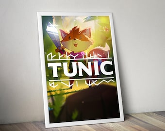 Póster de túnica / Póster de videojuego de túnica / Póster de juegos / Póster de juego / Póster de jugador para regalo / Decoración de pared / Impresión de juego / Decoración de habitación