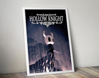 Hollow Knight Poster | Hollow Knight Video Game Poster | Gaming Poster | Game Poster | Gamer Poster Gift | Wall Decor | Game Print