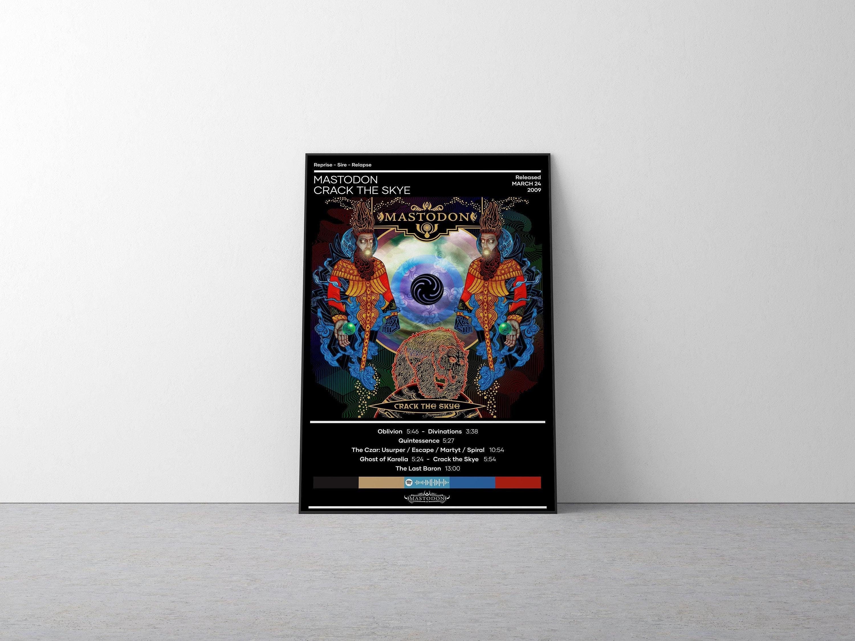 Discover Mastodon Crack the Skye Poster Metal Music Wall Decor Vertical Poster Album Cover Room Decor