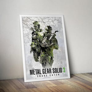 Metal Gear Solid 3 Poster | Metal Gear Solid Video Game Poster | Gaming Poster | Game Poster | Gamer Poster Gift | Wall Decor | Game Prints
