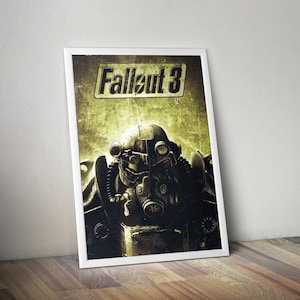 Póster de Fallout / Póster de videojuegos de Fallout / Póster de juegos / Póster de juegos / Regalo de póster de jugador / Decoración de pared / Impresión de juegos / Decoración de habitaciones