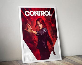 Control Poster | Control Video Game Poster | Gaming Poster | Game Poster | Gamer Poster Gift | Wall Decor | Game Print | Room Decor