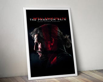 メタルギアソリッドV グラウンド・ゼロズ B2ポスター 非売品+入賞証明書類 メタルギアソリッドV グラウンドゼロズ 24 x 36インチ ビデオゲーム