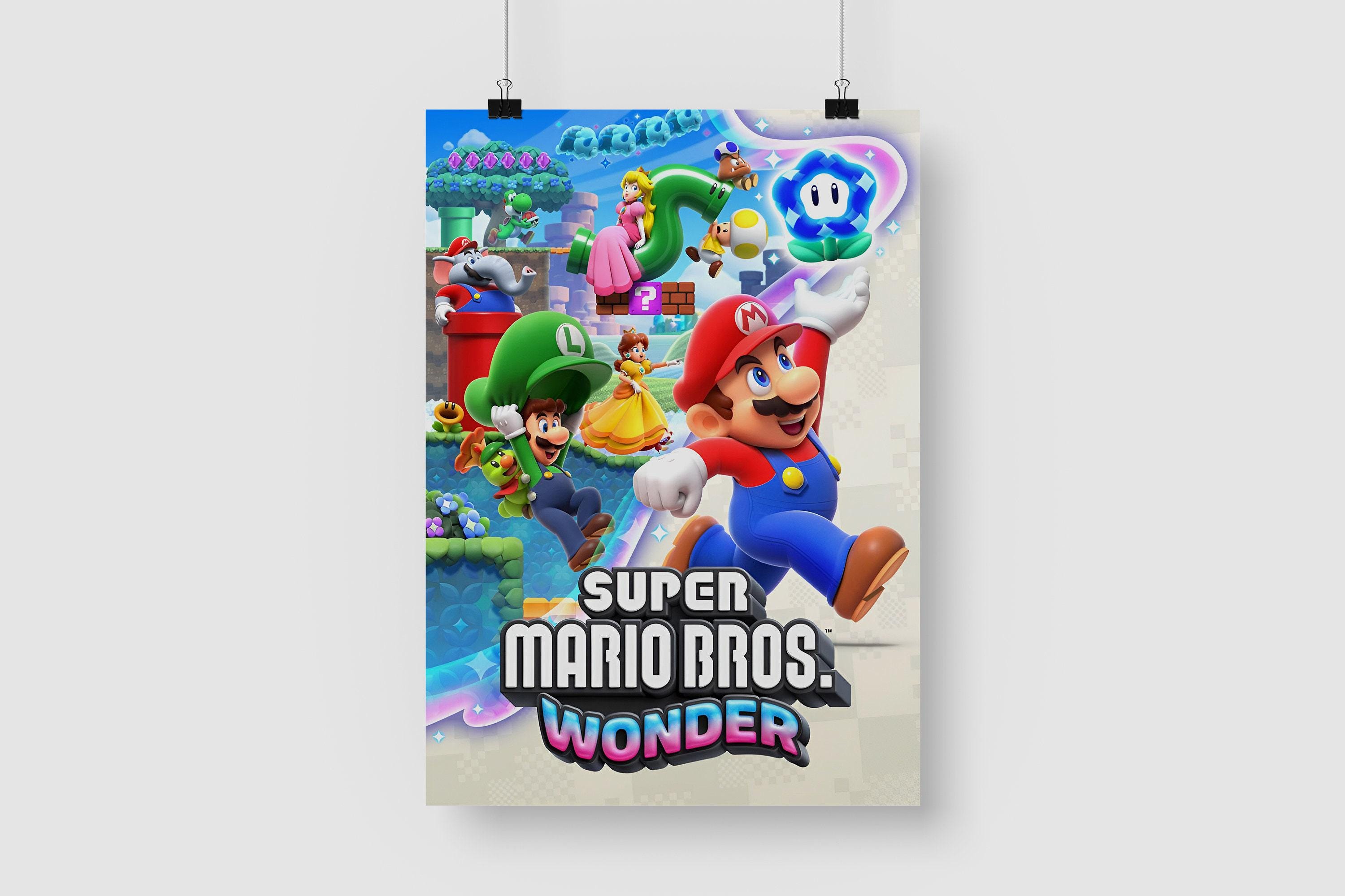 Super Mario Bros. Wonder Poster | Super Mario Bros. Video Game