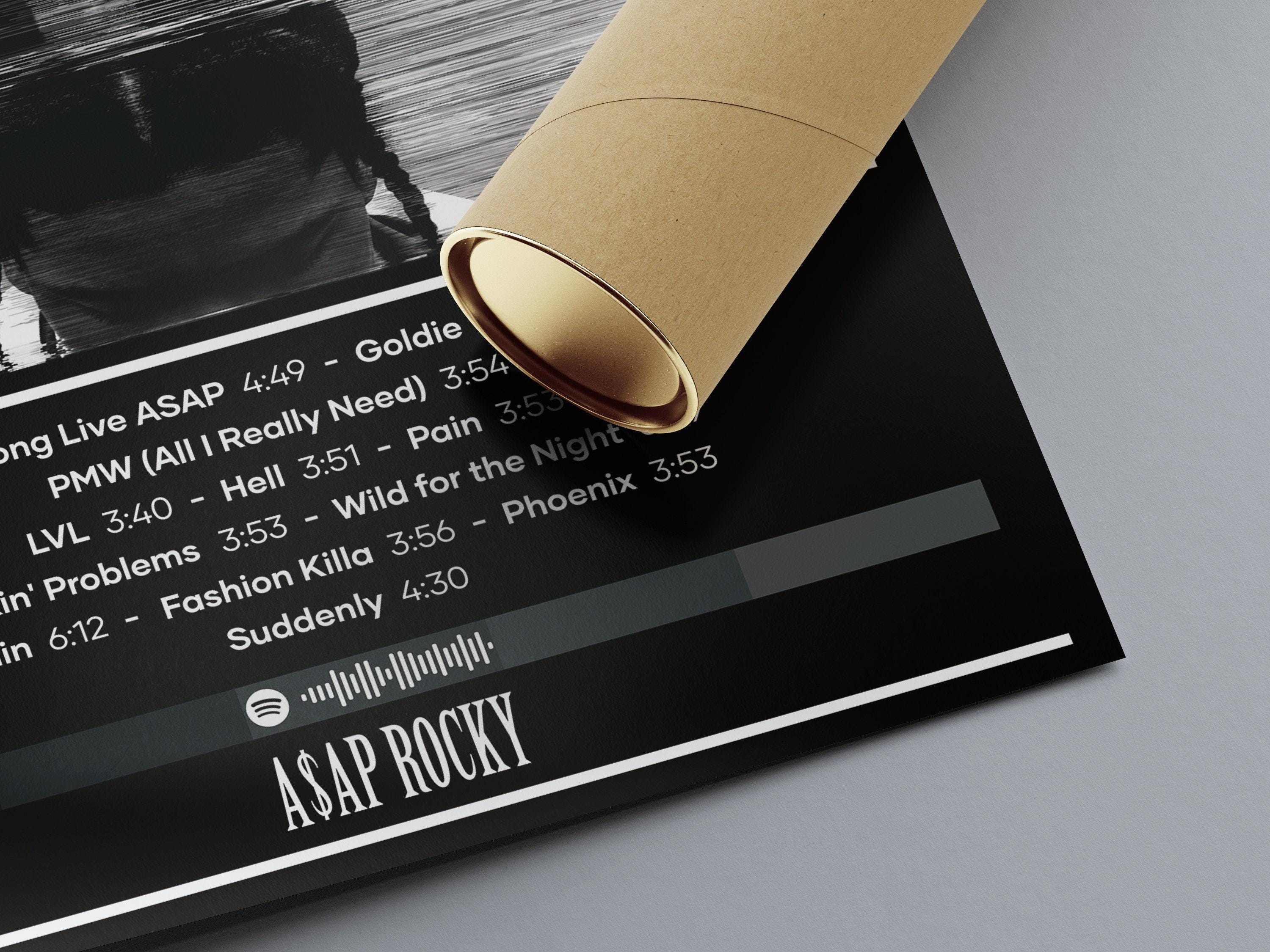 ASAP Rocky Poster | Long. Live. ASAP Poster | Music Poster | Album ...