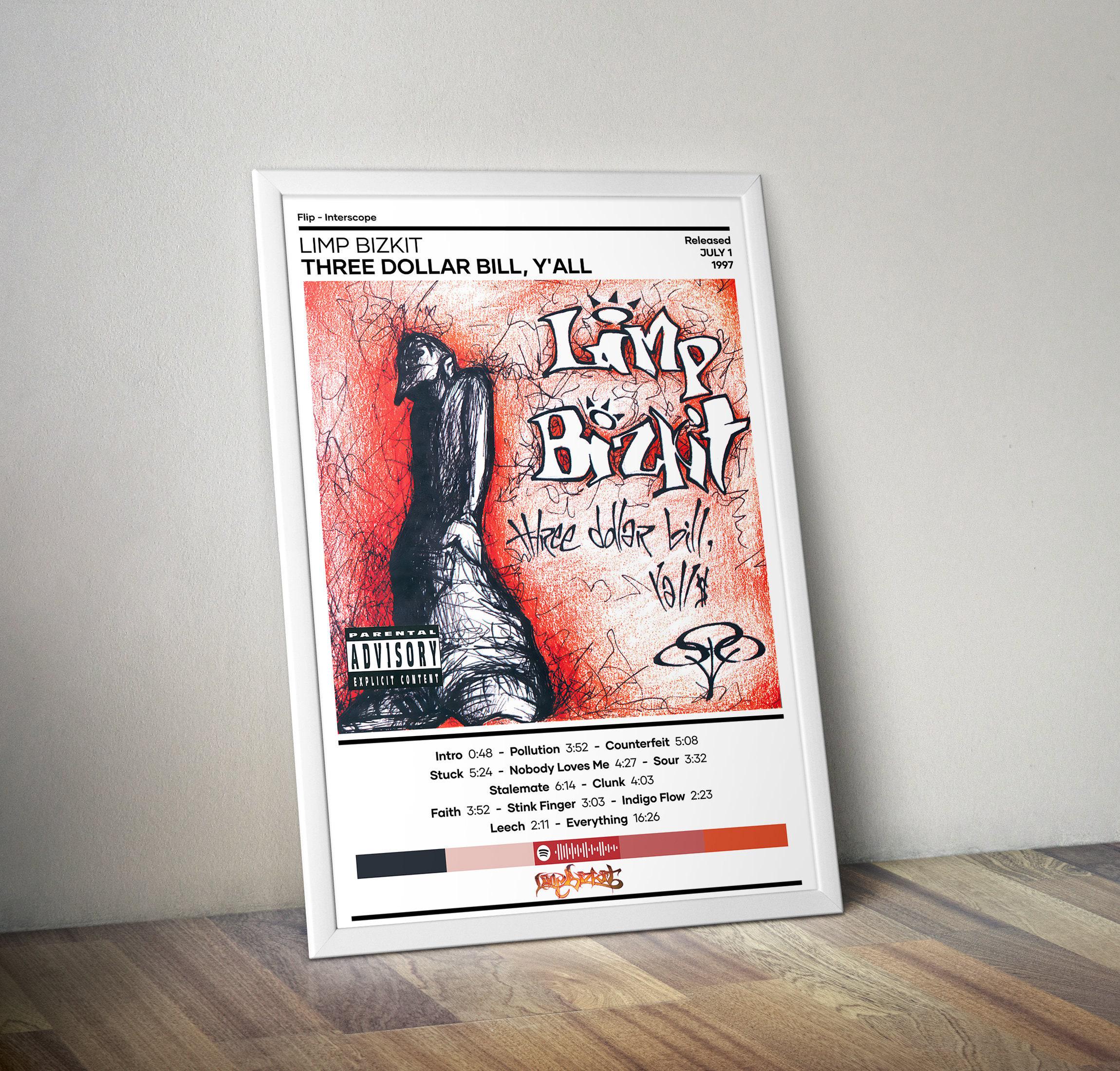 Limp Bizkit Poster | Three Dollar Bill, Y'all Poster | Metal Music