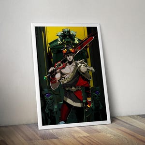 Hades Poster | Zagreus Poster | Gaming Poster | Game Poster | Gamer Poster Gift | Wall Decor | Game Print | Room Decor