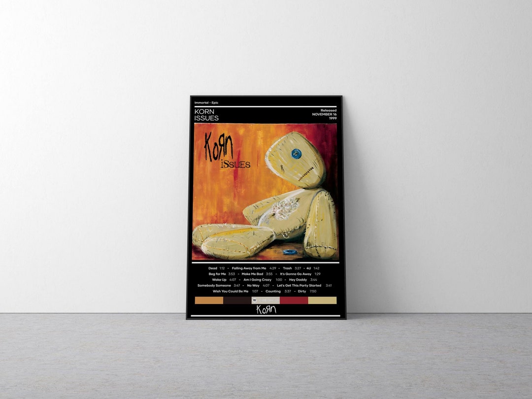 Korn Poster | Issues Poster | Rock Music Poster | Album Cover