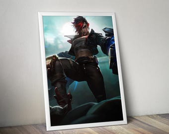Arcane Brawler Vi Poster | Arcane Vi Video Game Poster | Gaming Poster | Game Poster | Gamer Poster Gift | Wall Decor | Game Print | Room