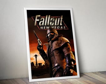 Fallout Poster | Fallout New Vegas Video Game Poster | Gaming Poster | Game Poster | Gamer Poster Gift | Wall Decor | Game Print | RoomDecor