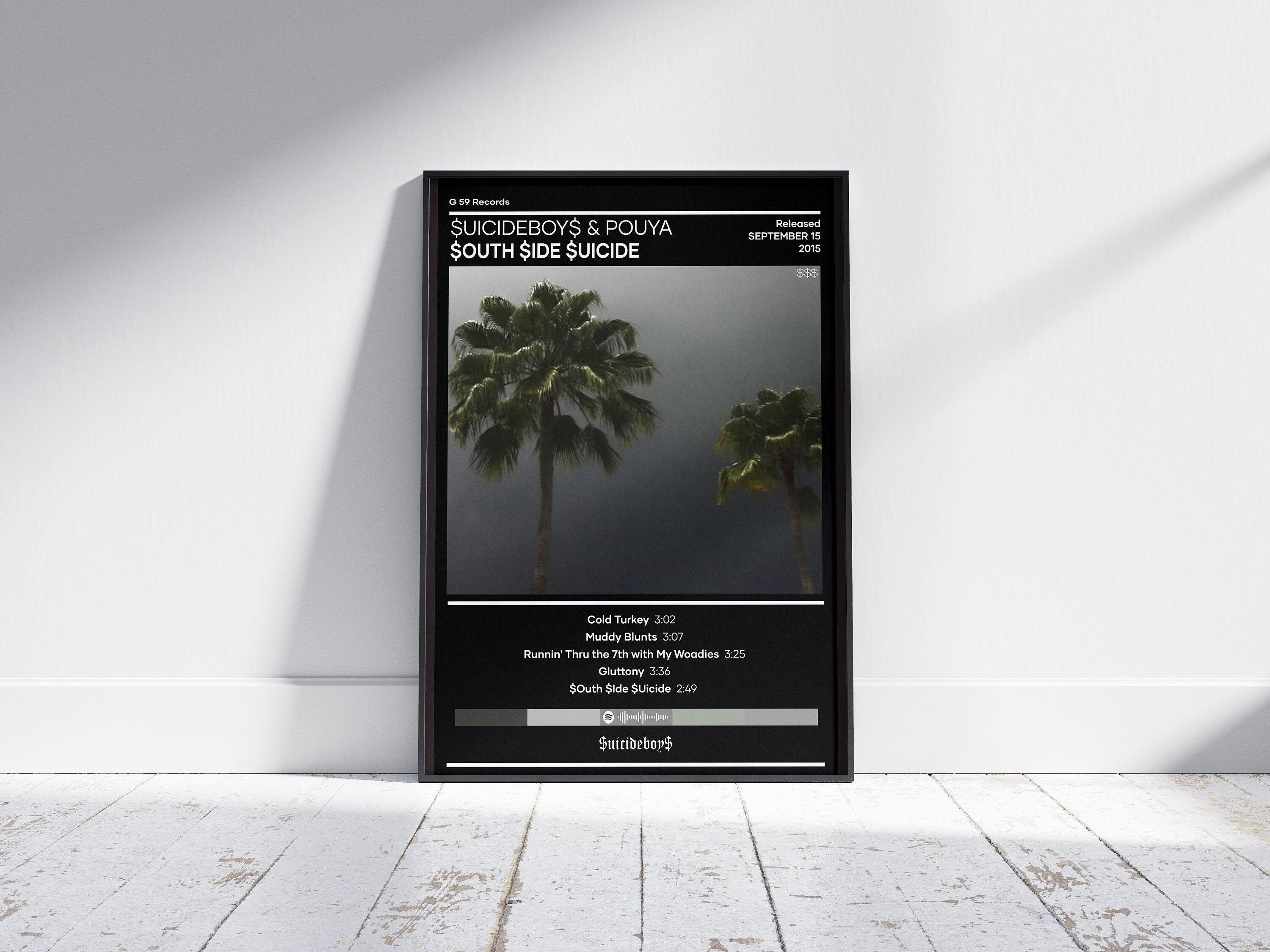 Discover SuicideboyS South Side Suicide Poster Music Album Cover Wall Decor Hiphop Poster