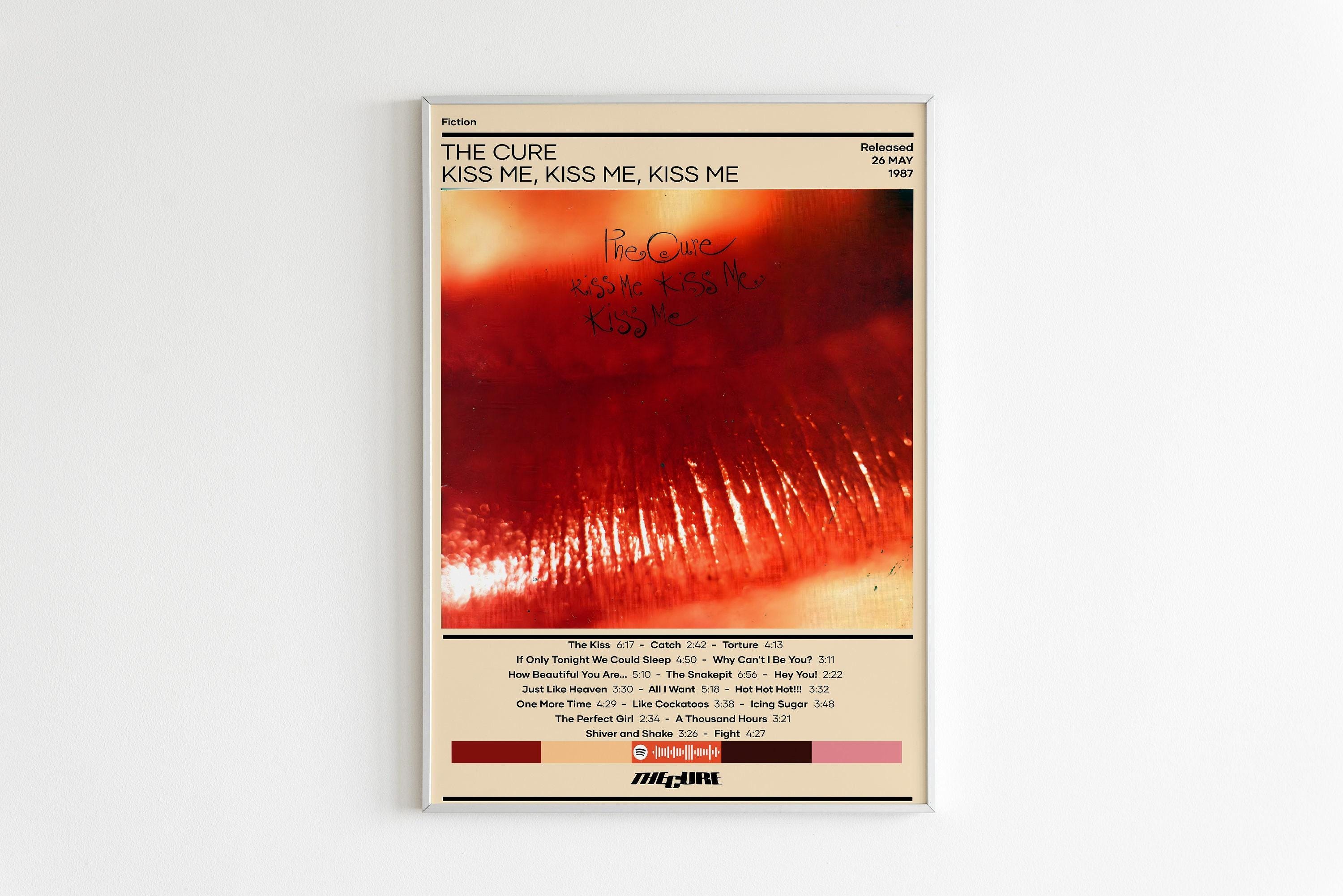The Cure Poster | Kiss Me, Kiss Me, Kiss Me Poster | Rock Music