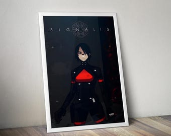 Signalis Poster | SIGNALIS Video Game Poster | Gaming Poster | Game Poster | Gamer Poster Gift | Wall Decor | Game Print | Room Decor