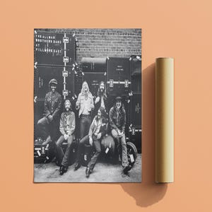 allman brothers band ビンテージコンサートポスター The Allman Brothers Concert Poster - Music Fan Collectibles