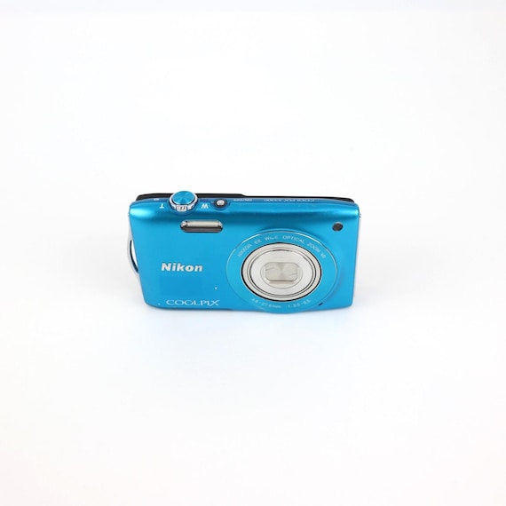 Nikon Coolpix S3300 16MP Digital Camera Blue - Next Day Post - Etsy