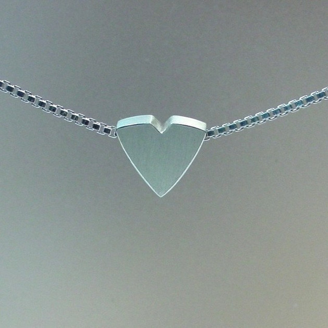 Sterling Silver Classic Heart Necklace main image 1