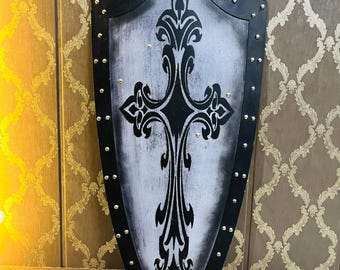 中世騎士の尖った盾 | LARP 再現コスプレ ヒーター シールド | 機能的