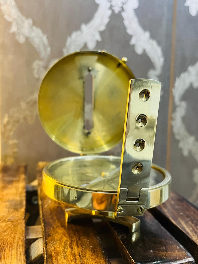 Antique Stanley London Brass Surveyors Nautical Maritime Navigation ...
