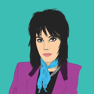 Joan Jett Portrait Print