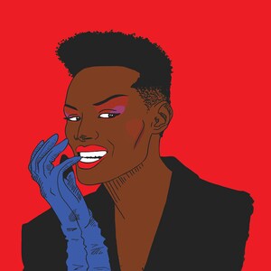 Grace Jones Portrait Print