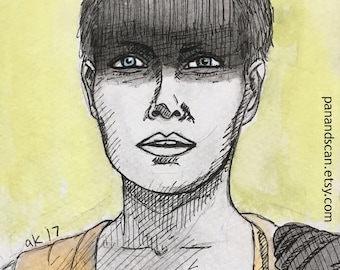 Furiosa Mini Ink Drawing