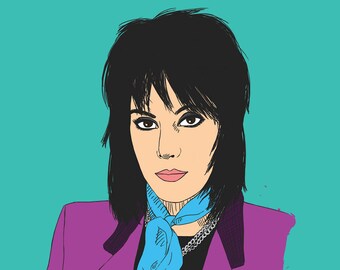 Joan Jett Portrait Print