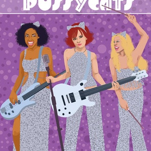 Josie and the Pussycats Gig Poster Artwork