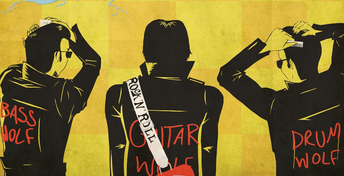 Guitar Wolf Gig Poster WILD ZERO Etsy