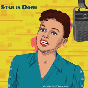 A Star is Born (1954) Illustration Print