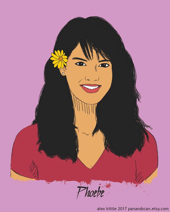 Phoebe Cates Portrait Print Etsy