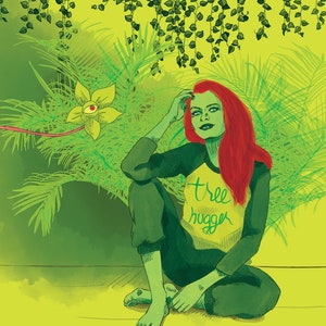 Poison Ivy Illustration Print