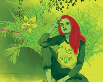 Poison Ivy Illustration Print