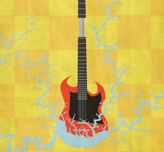 Guitar Wolf Gig Poster (WILD ZERO) - Etsy