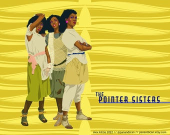 The Pointer Sisters Portrait Print