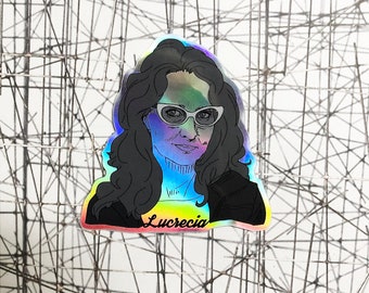 Lucrecia Martel Holographic Sticker