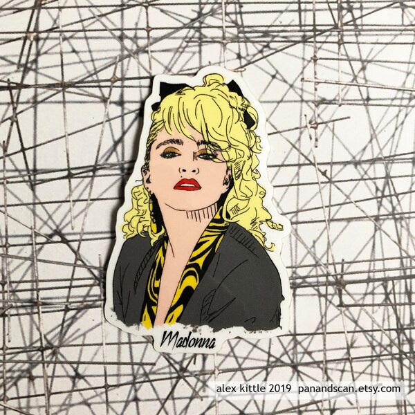 Madonna Vinyl Sticker