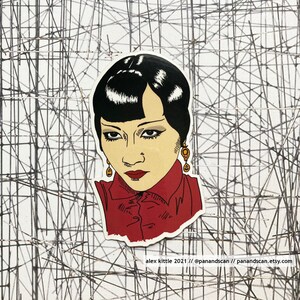 Anna May Wong Vinyl Sticker