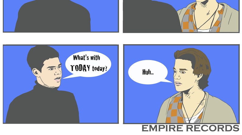 EMPIRE RECORDS What's With Today Today Mini-Comic Print image 3