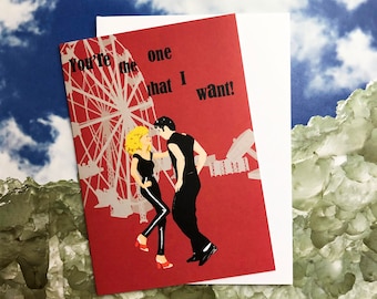 GREASE Greeting Card - Love/Anniversary